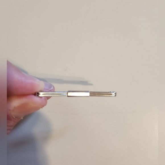 Silver Plated Tie Clip - Picture 1 of 2